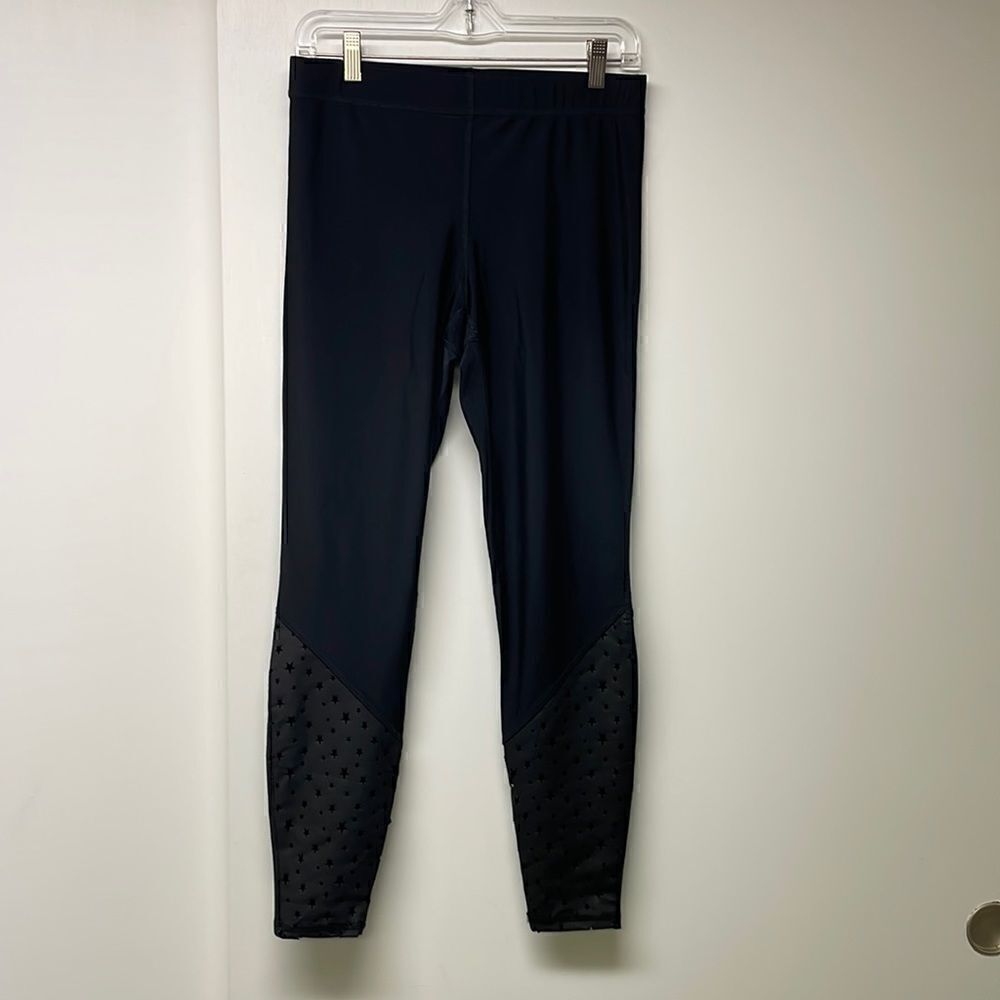 Terez Black Star Leggings, Size Medium & Large
